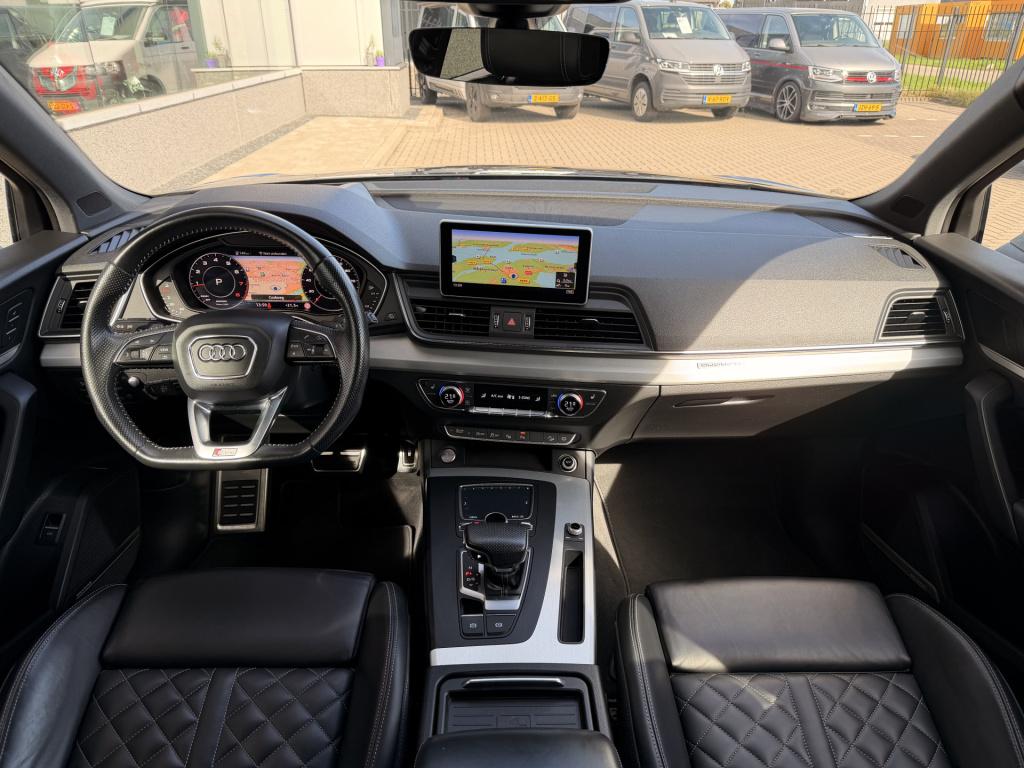 Audi Q5 2.0 tfsi quattro s-line | luchtvering | b&o | pano | leder | 360 | 