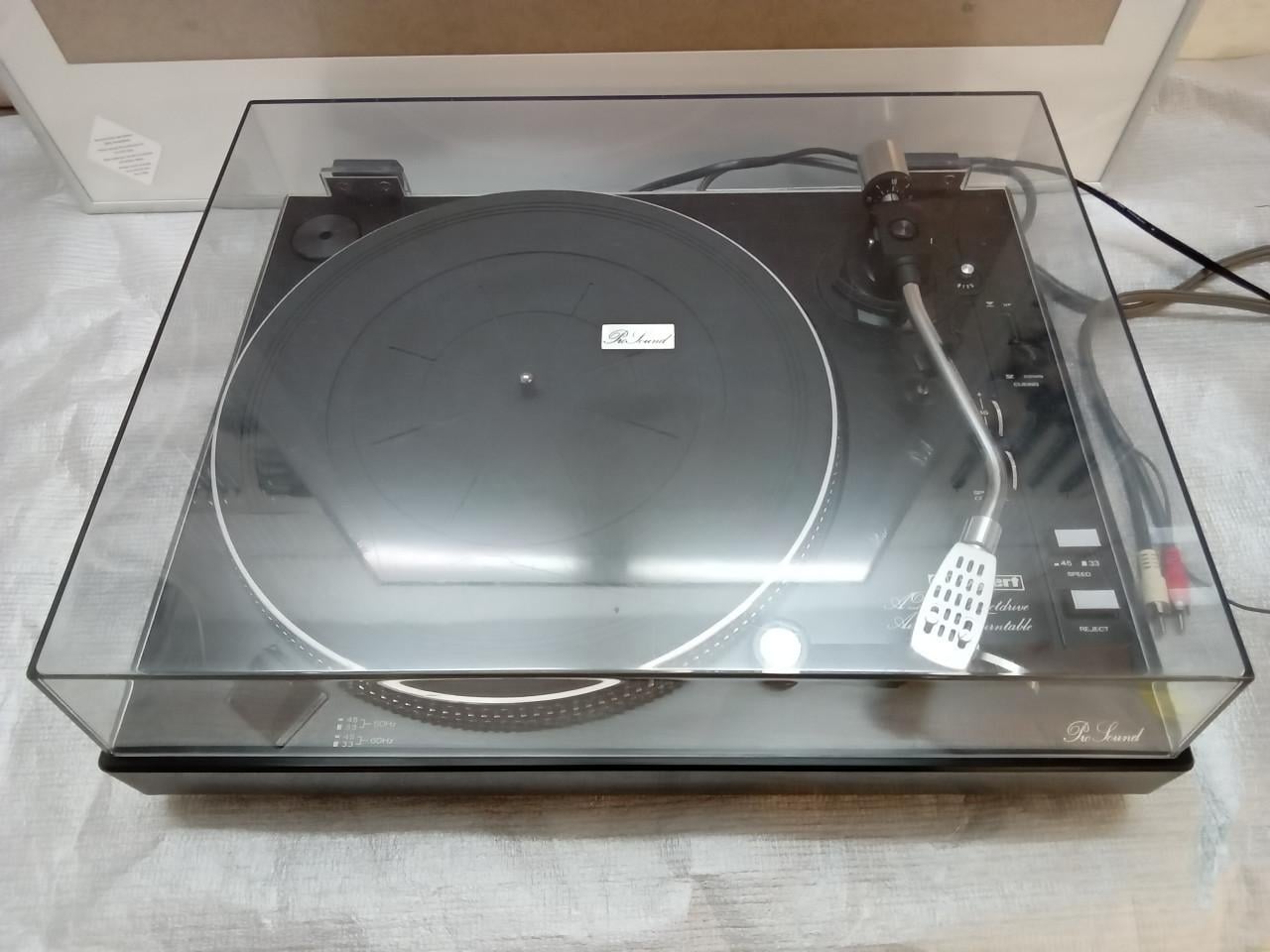 Expert platenspeler direct drive jaren 80