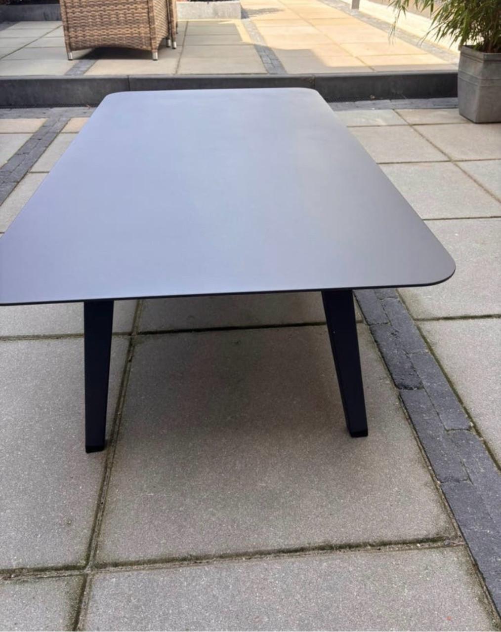 Tuintafel ( voor zithoek ) antraciet