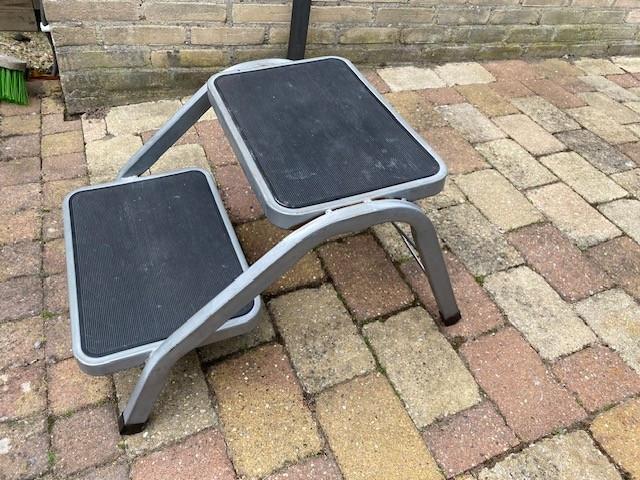 Caravan opstap, disselweger, framespanner, rubberboot nieuw