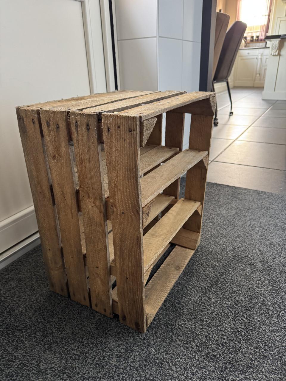 Decoratie kratten fruitkratten 3 stuks