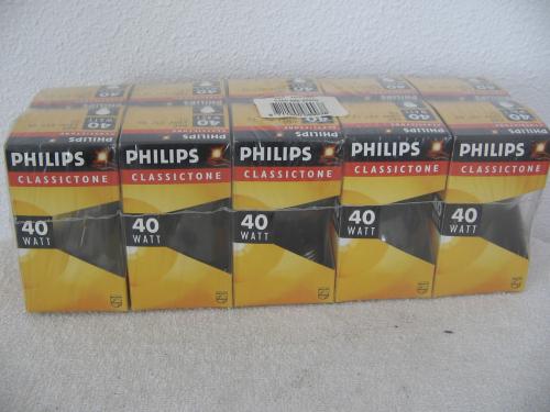 GLOEILAMPEN 40 Watt, 100 Watt en 150 Watt.