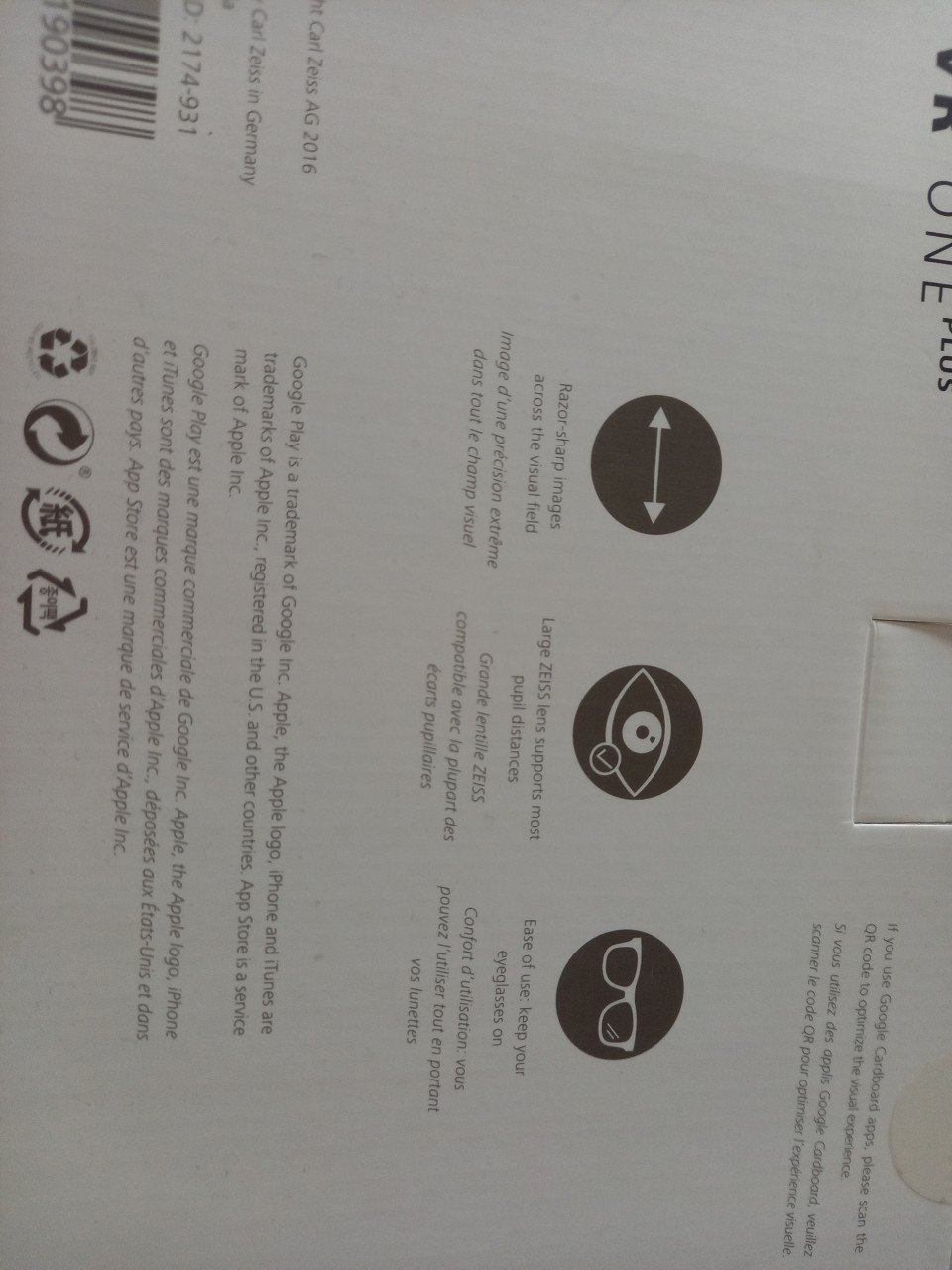 Virtual Reality bril