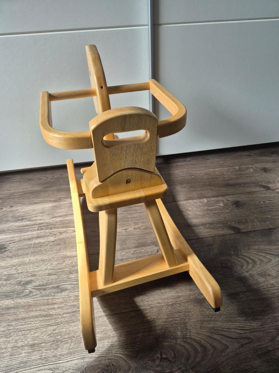 Houten hobbel paardje