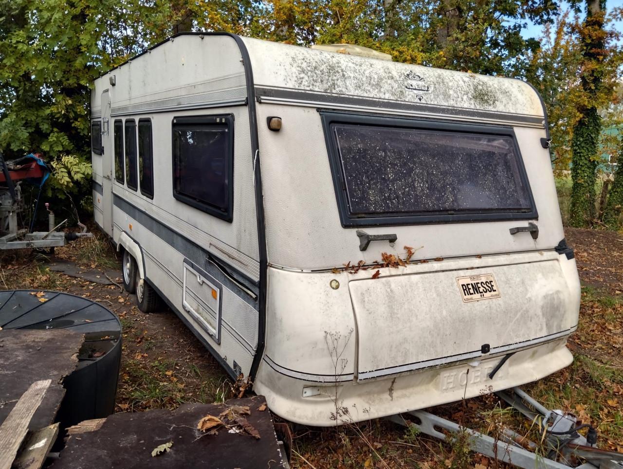 Sloopcaravan zonder papieren