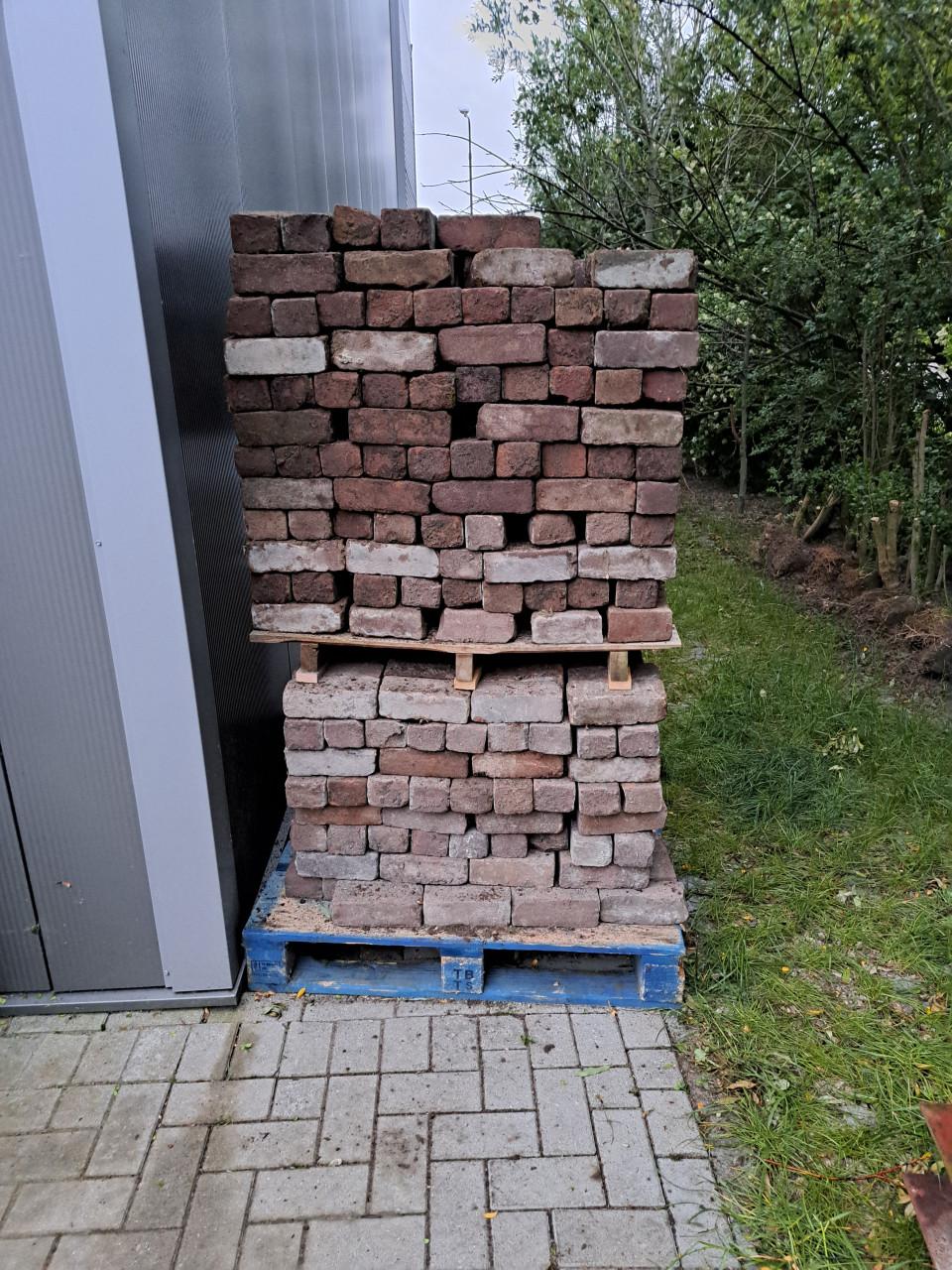 7-duimers gebakken 12,5m2 klinkers