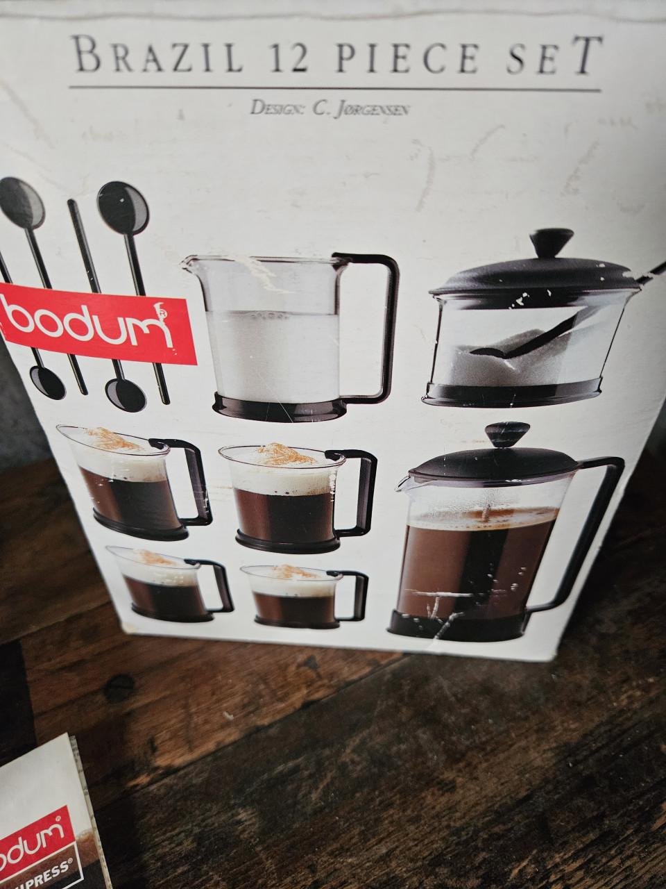 Nieuwe Bodum Brazil French Press Koffiezetapparaat Set - 12 Delig