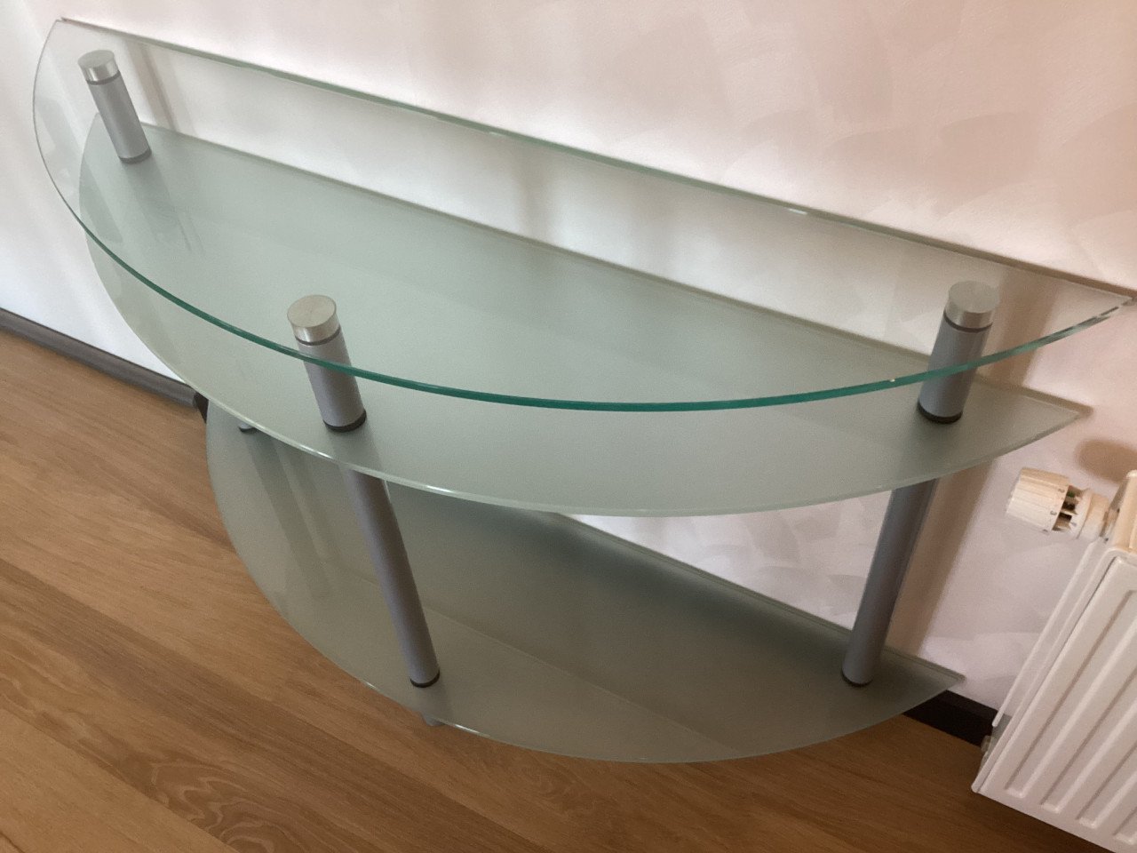Schitterende glazen side-table