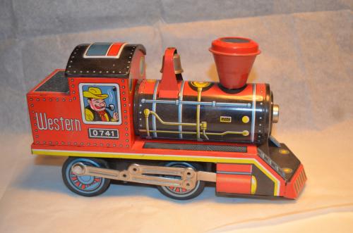 Blikken trein Daiya Japan 'Western 0741' Jaren '60 MET doos