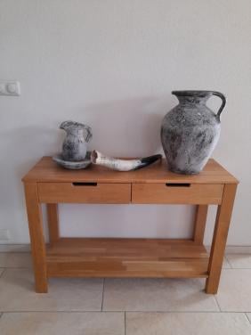 Mooie Side table  110 x 37 x 75H ( in goede nette staat)