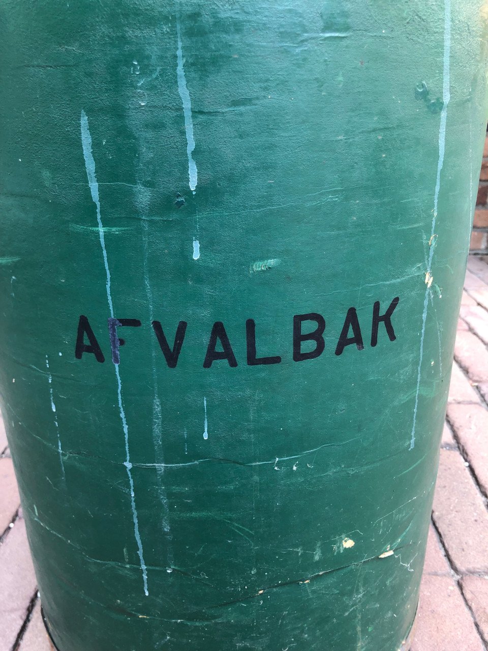 Afvalbak.