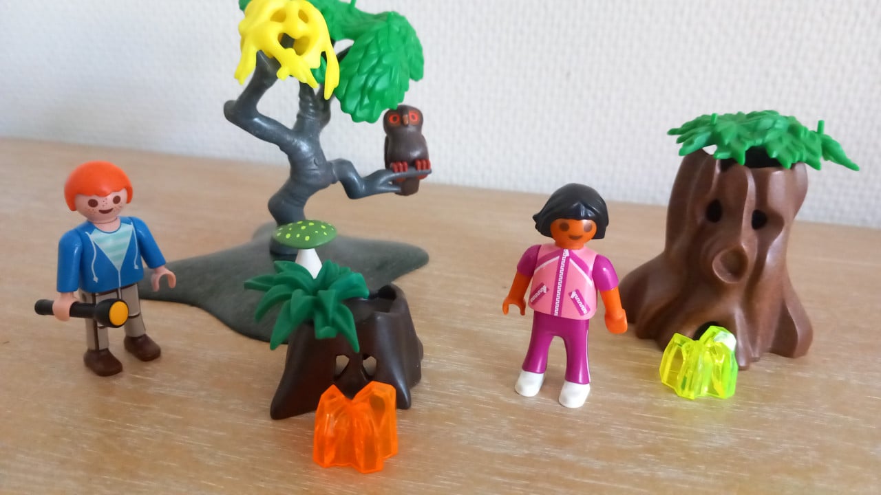 Playmobil dropping bij spookbomen set 6891