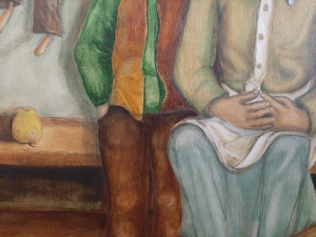 Schilderij Marja de Lange (2 kinderen)