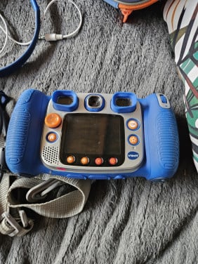 VTech KidiZoom Duo DX Kindercamera 10-in-1, kleur blauw....