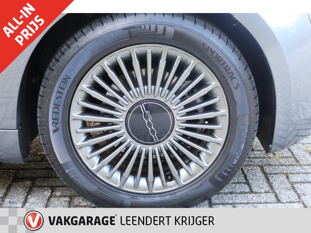 Fiat 500 la prima 42 kwh rijklaarprijs|12 maanden bovag garantie