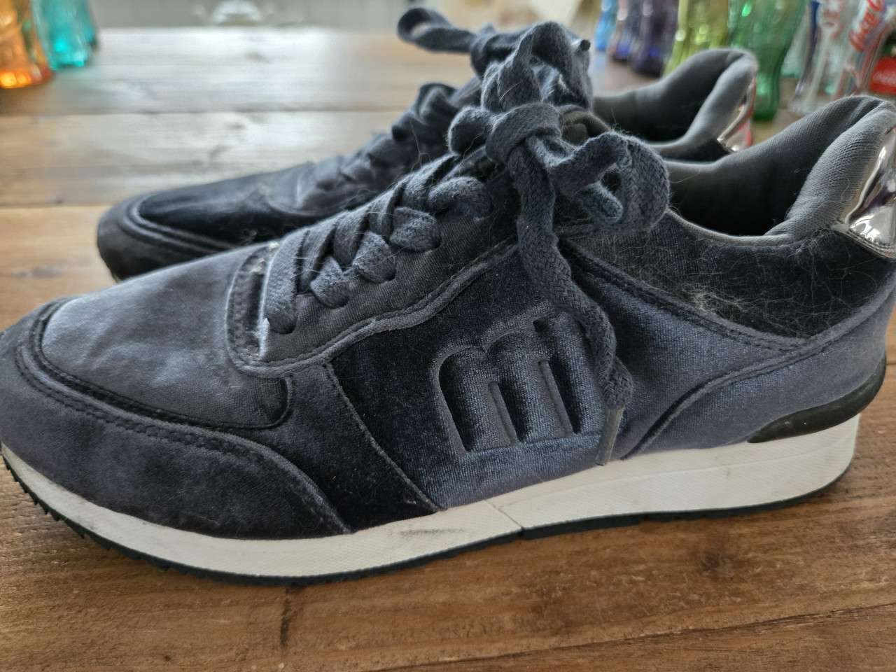 Mustang dames sneakers blauw maat 38