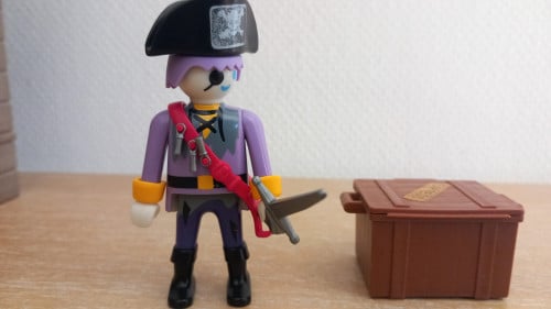 Playmobil spookpiraat met kist