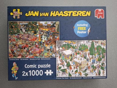 Jan van Haasteren puzzel   2 x 1000 stukjes