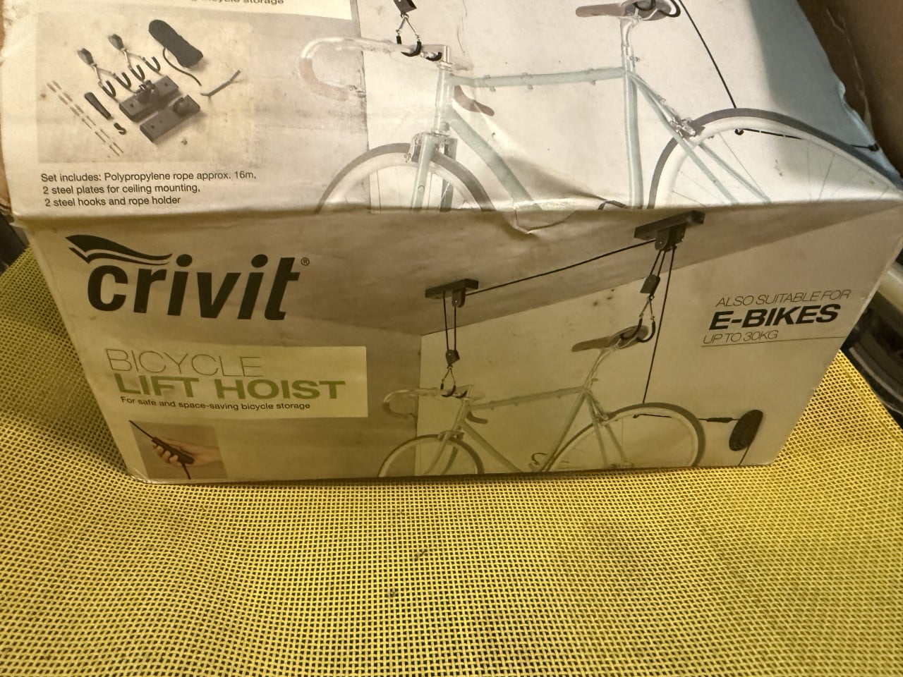 Nieuwe fiets lift