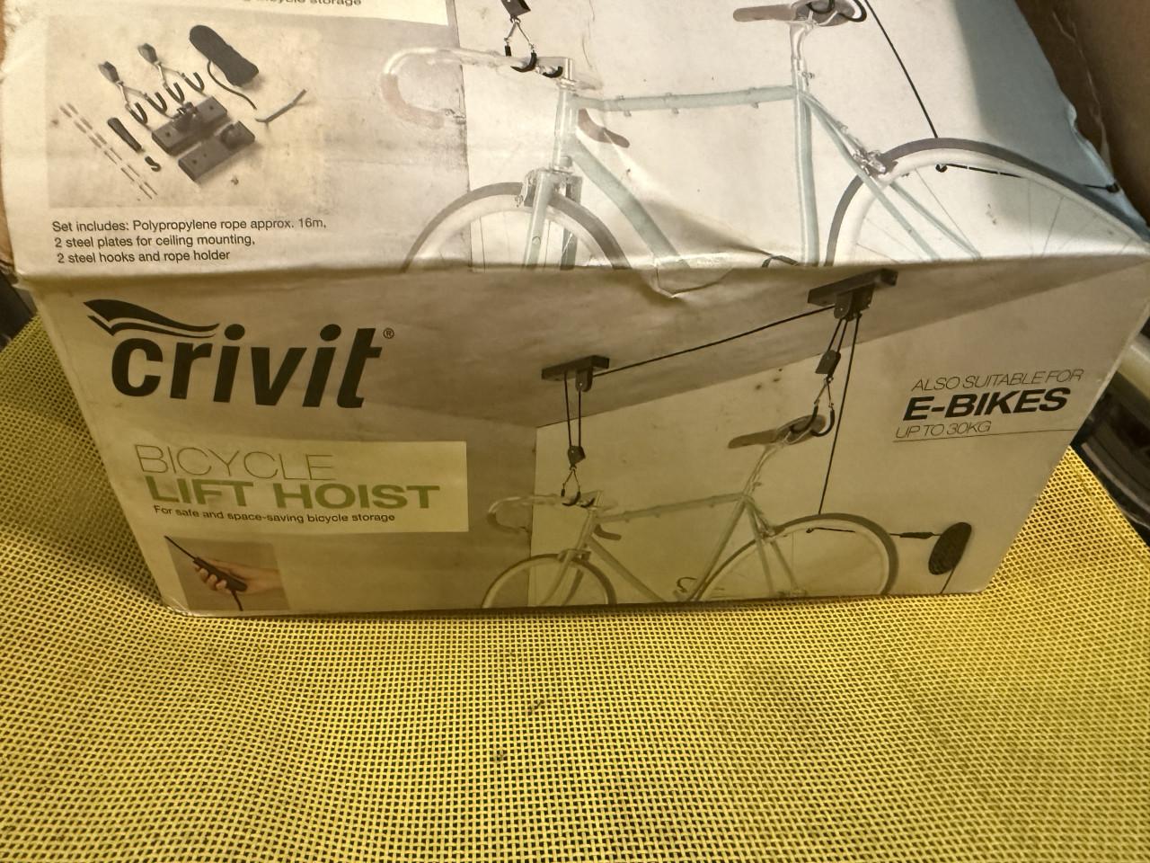 Nieuwe fiets lift