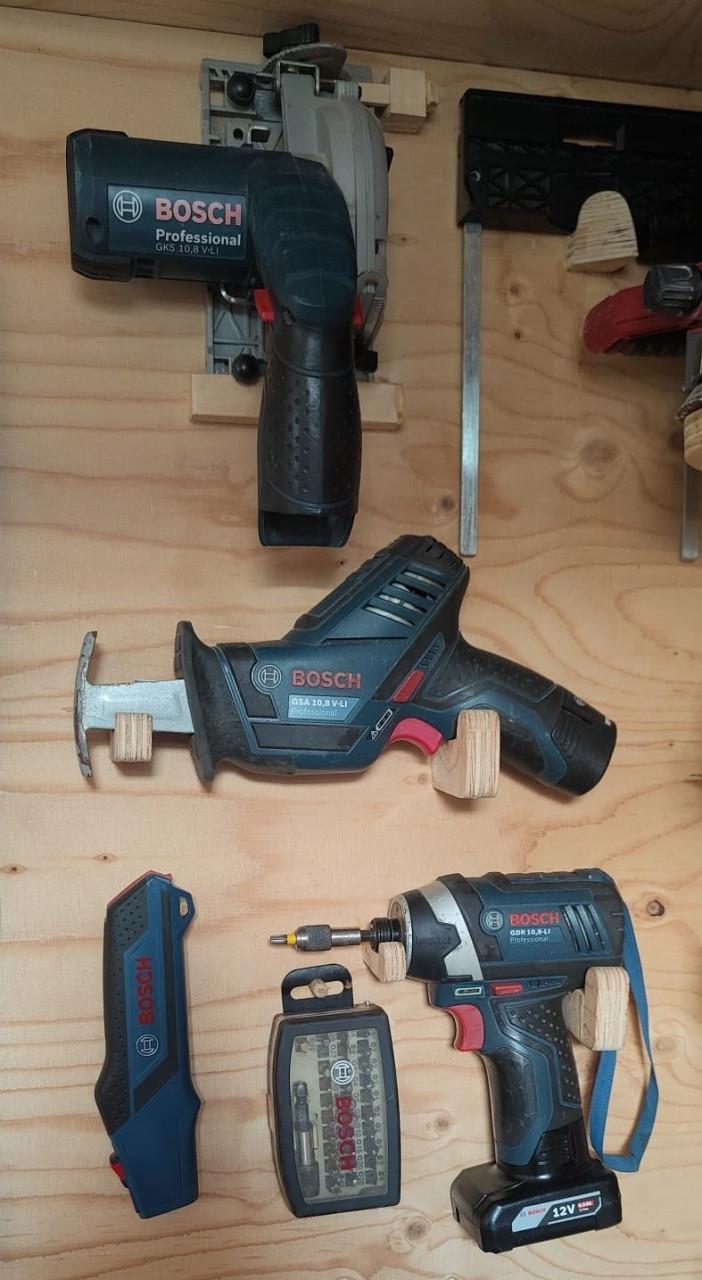 Compleet: Bosch Prof 12V + Milwaukee M12 FUEL + SKIL Exc. 400W + L-Boxxen