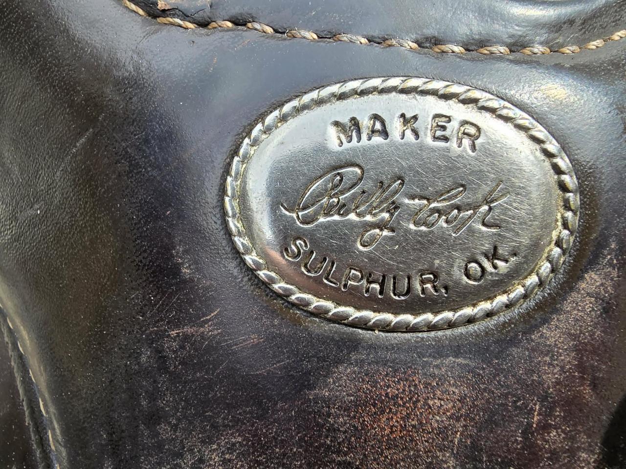 Billy Cook westernzadel (origineel maker Sulphur OK)