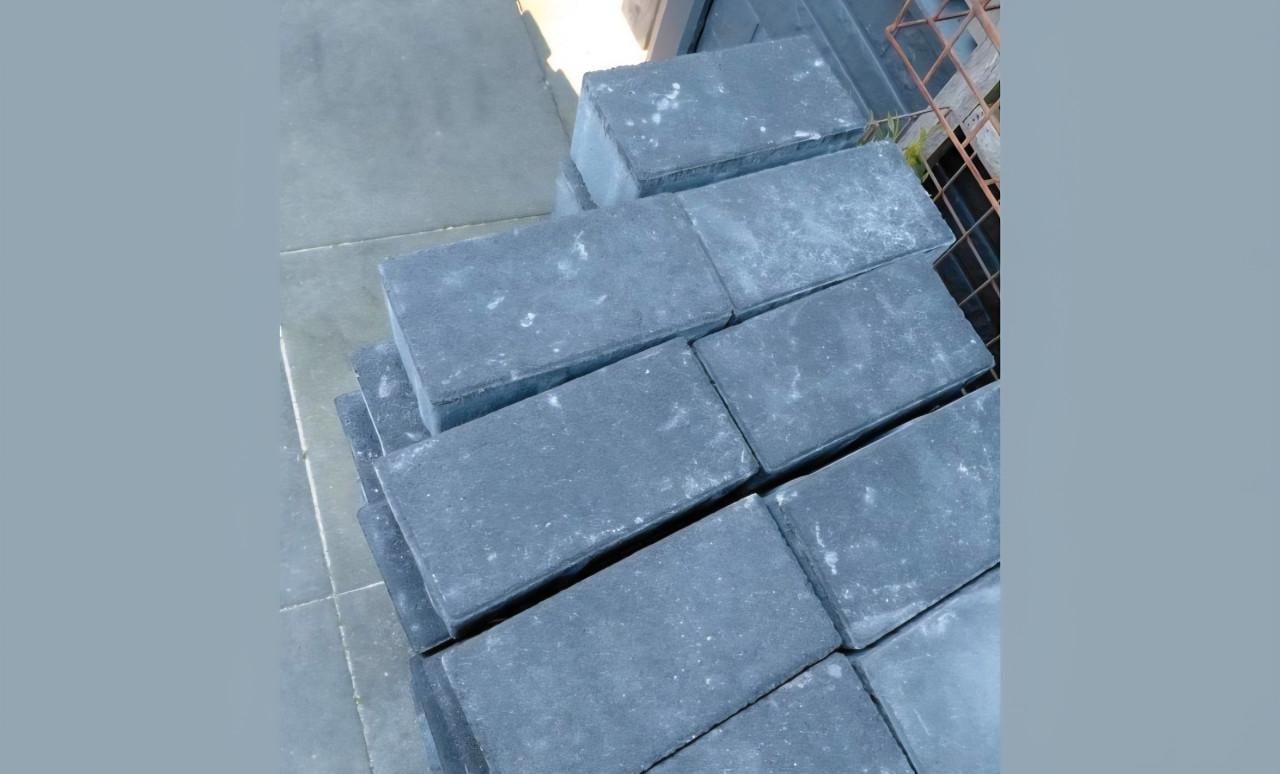 Straatklinkers.  75 stuks