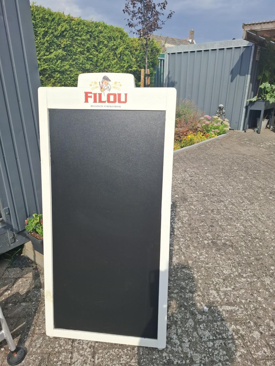 Stoepbord Filou Strekenbier