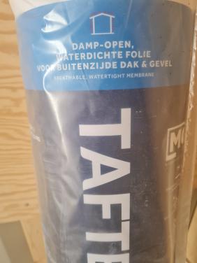 Dampopen waterdichte folie nieuw