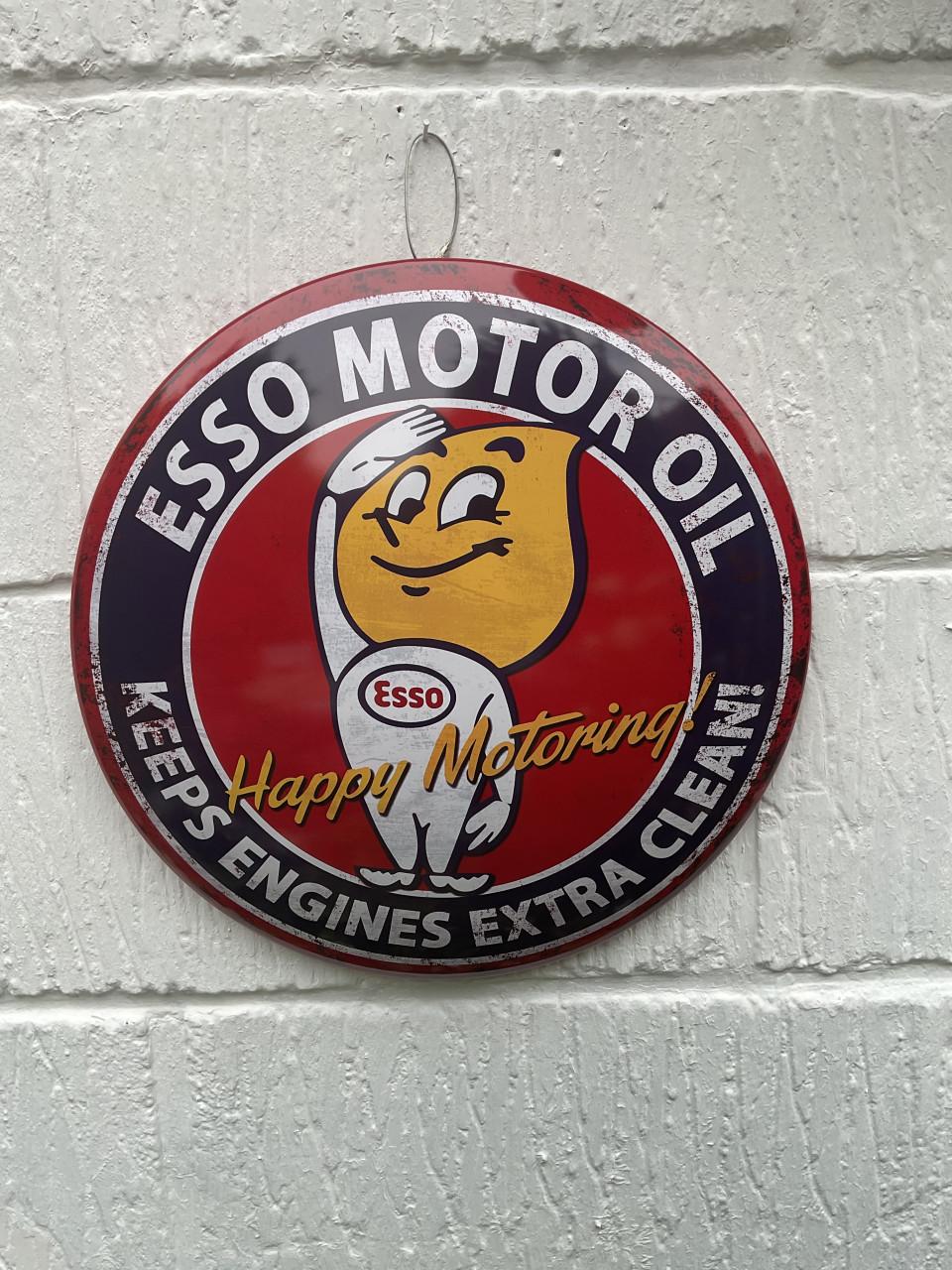 Reclameborden Michelin & Esso