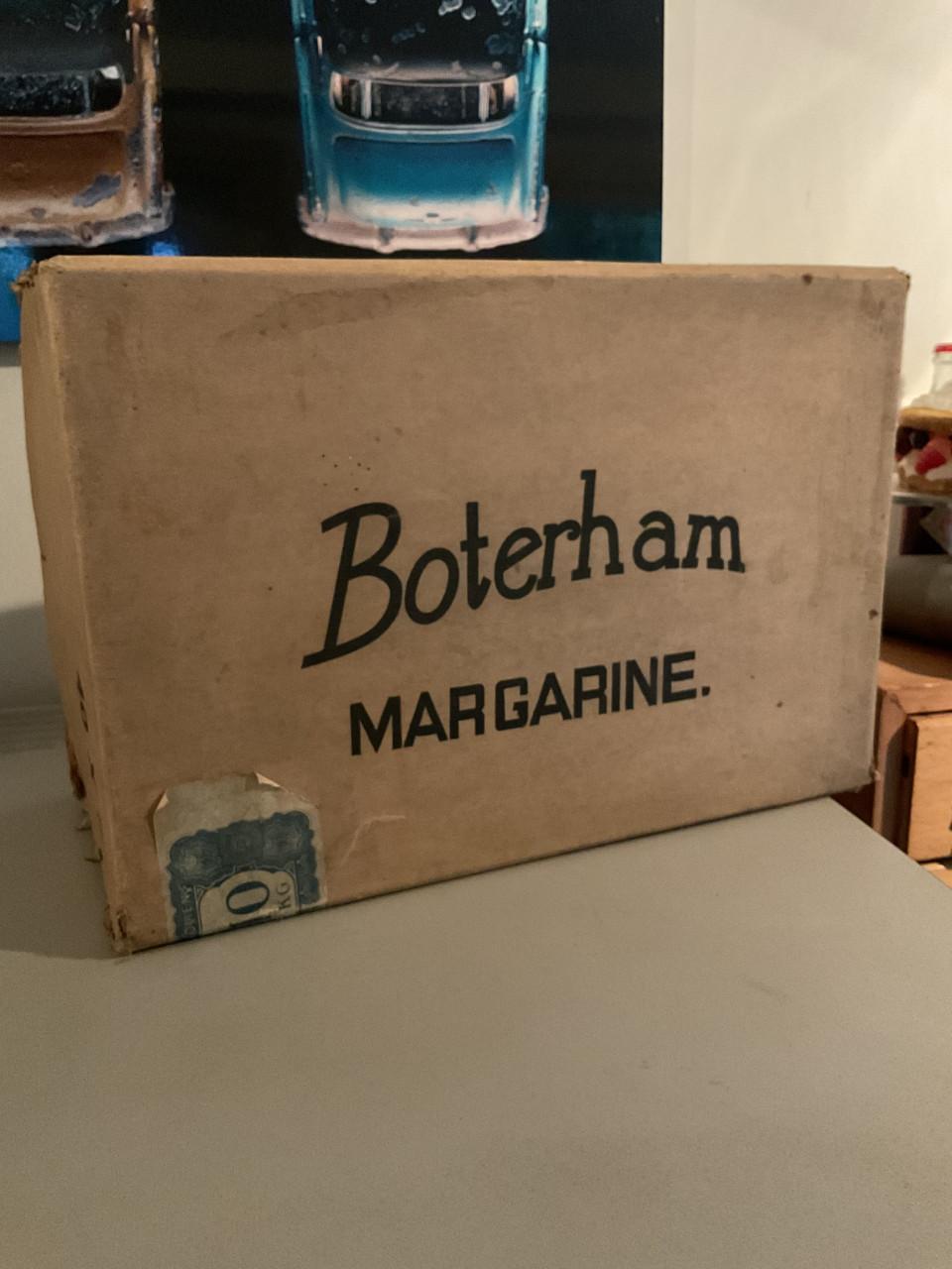 Oude Boterham Margarine doos