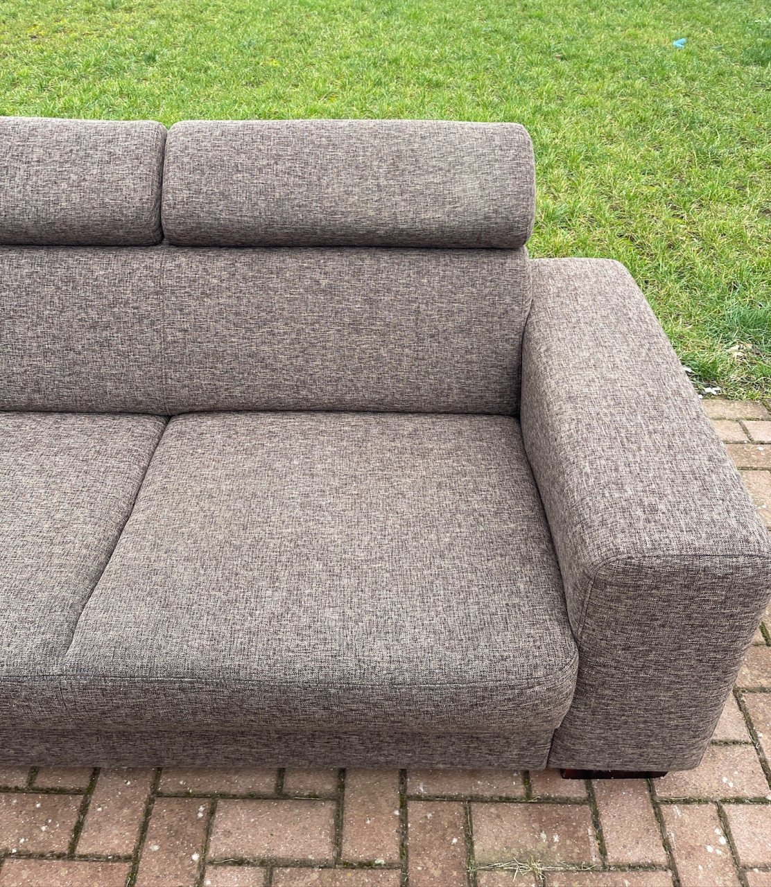 GRATIS LEVERING HEEL NL Grote Stoffen 4-zits Bankstel + Hocker