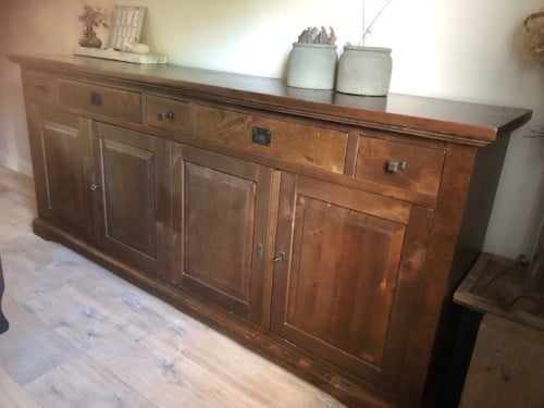 Teak houten dressoir