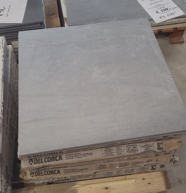 3030-143 ca 2 m² betonlook tegels, 60x60 cm, grijs, van € 119,92 voor