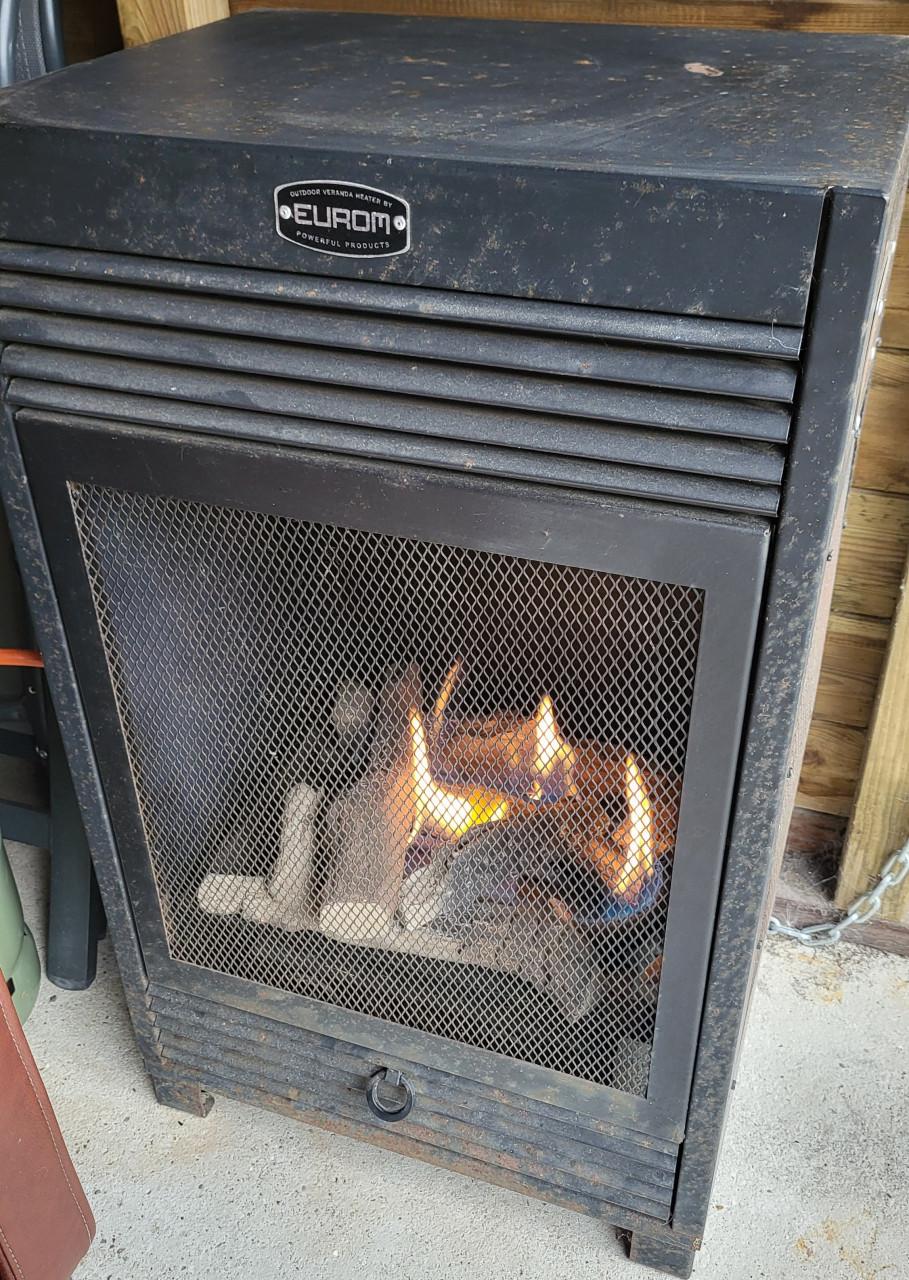 Gaskachel tuinhaard tuinkachel kachel openhaard