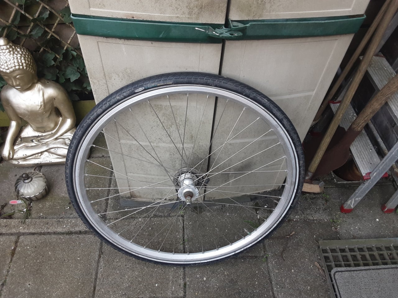 28 inch shimano nexus voorwiel met rollerbrake rem