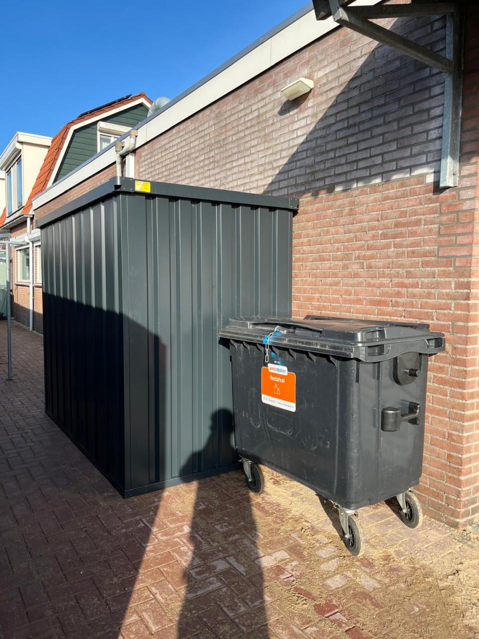 Motor - fiets - tuinopslag