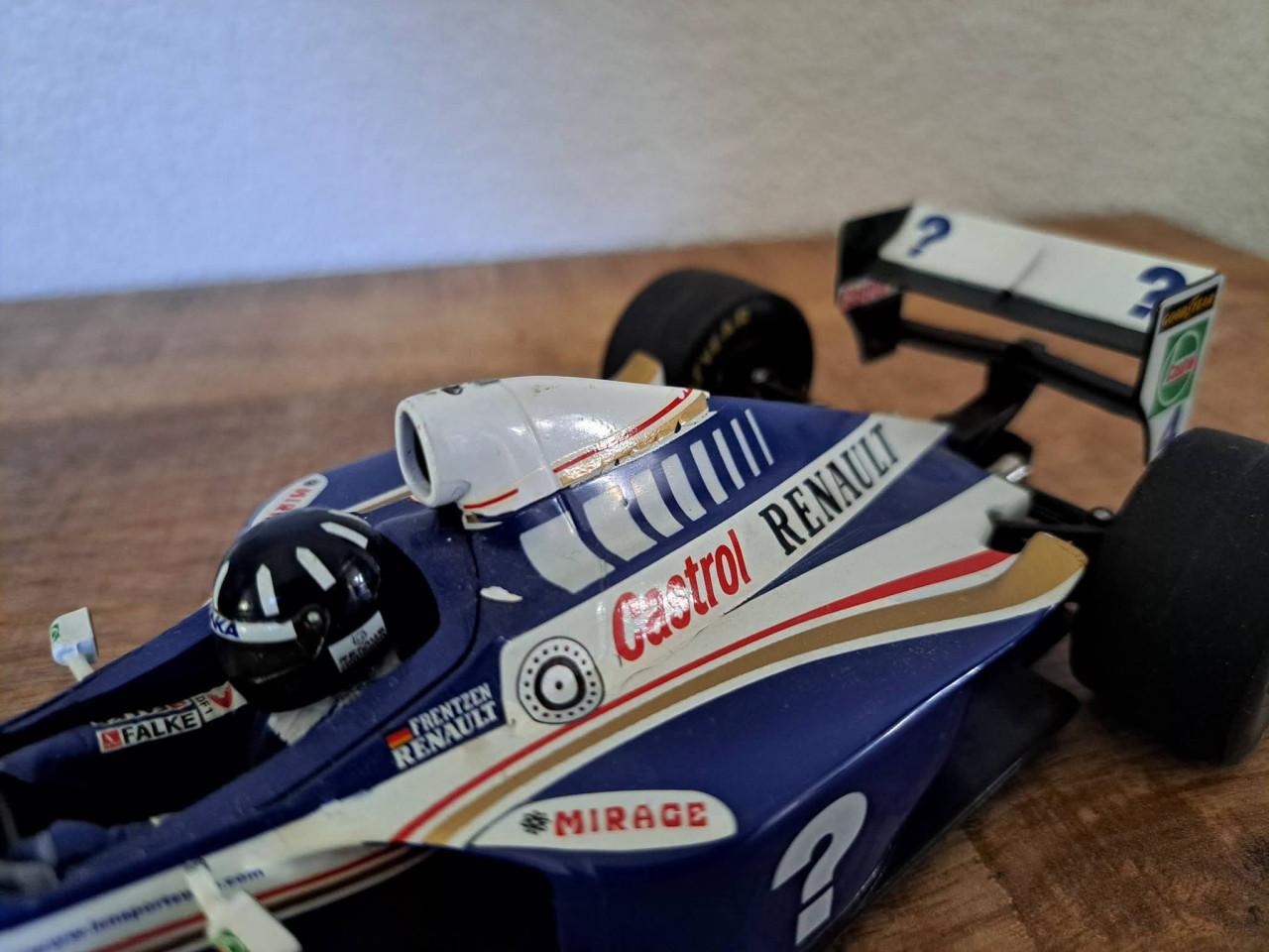 Williams-Renault FW19 Formule 1-auto, gereden door Heinz-Harald Frentzen