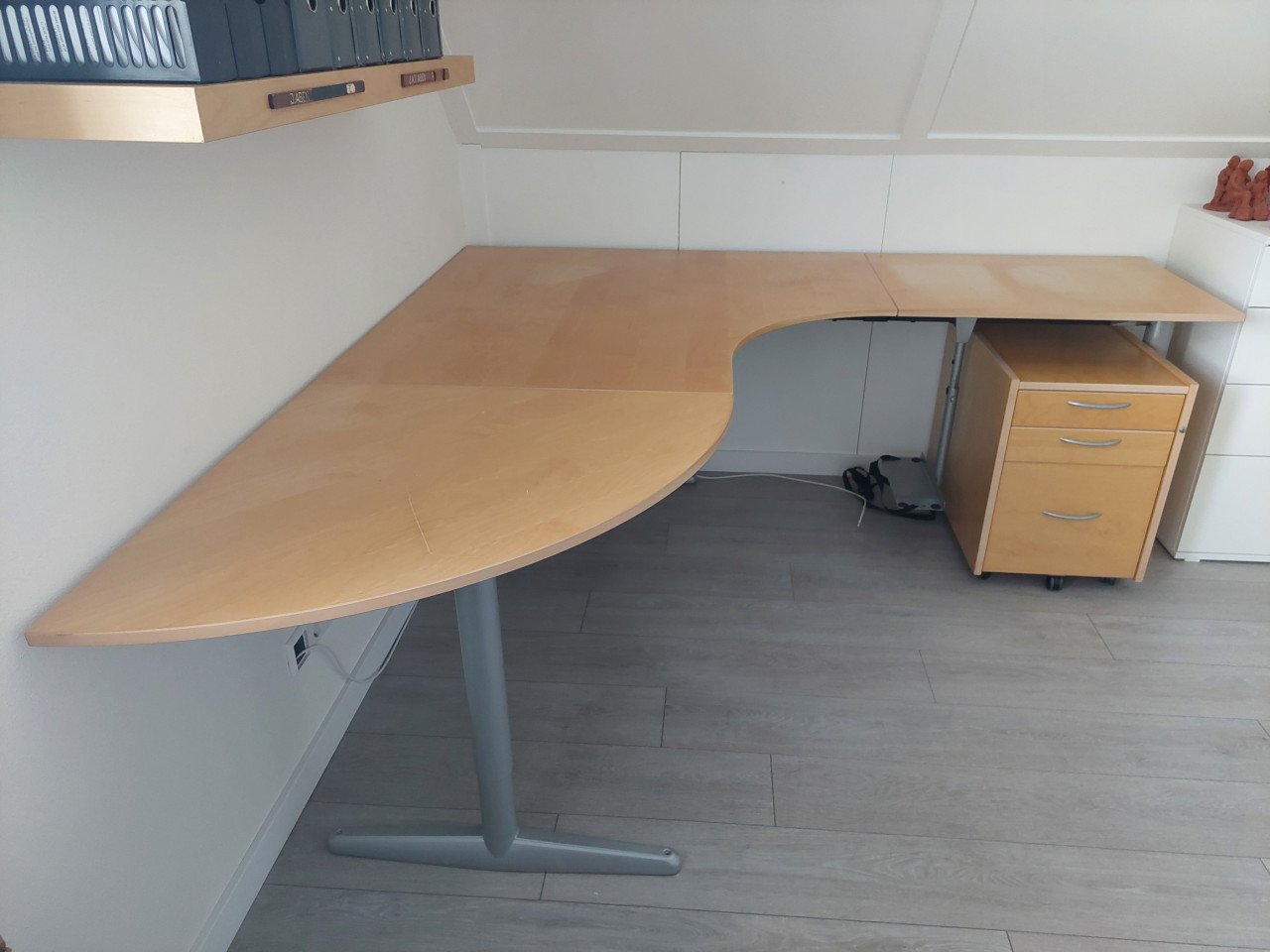 Groot bureau Ikea, 3-delig