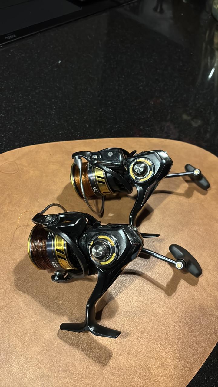 2 nieuwe Daiwa legalis LT 4000 C molens
