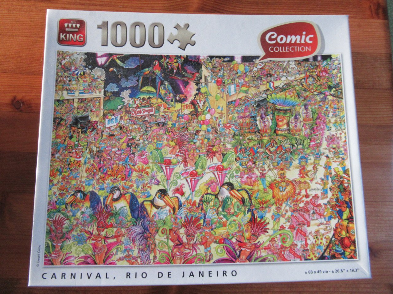 2 mooie puzzels van 1000 stukjes, zo goed als nieuw. 2,50€ samen