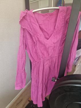 Paarse jurk m/l