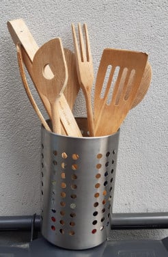 Ikea: ORDNING : rek voor keukengerei, roestvrij staal, 18 cm