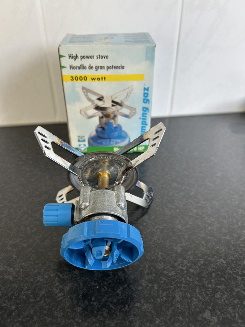 Camping gaz kookpitje + Campingaz lampje