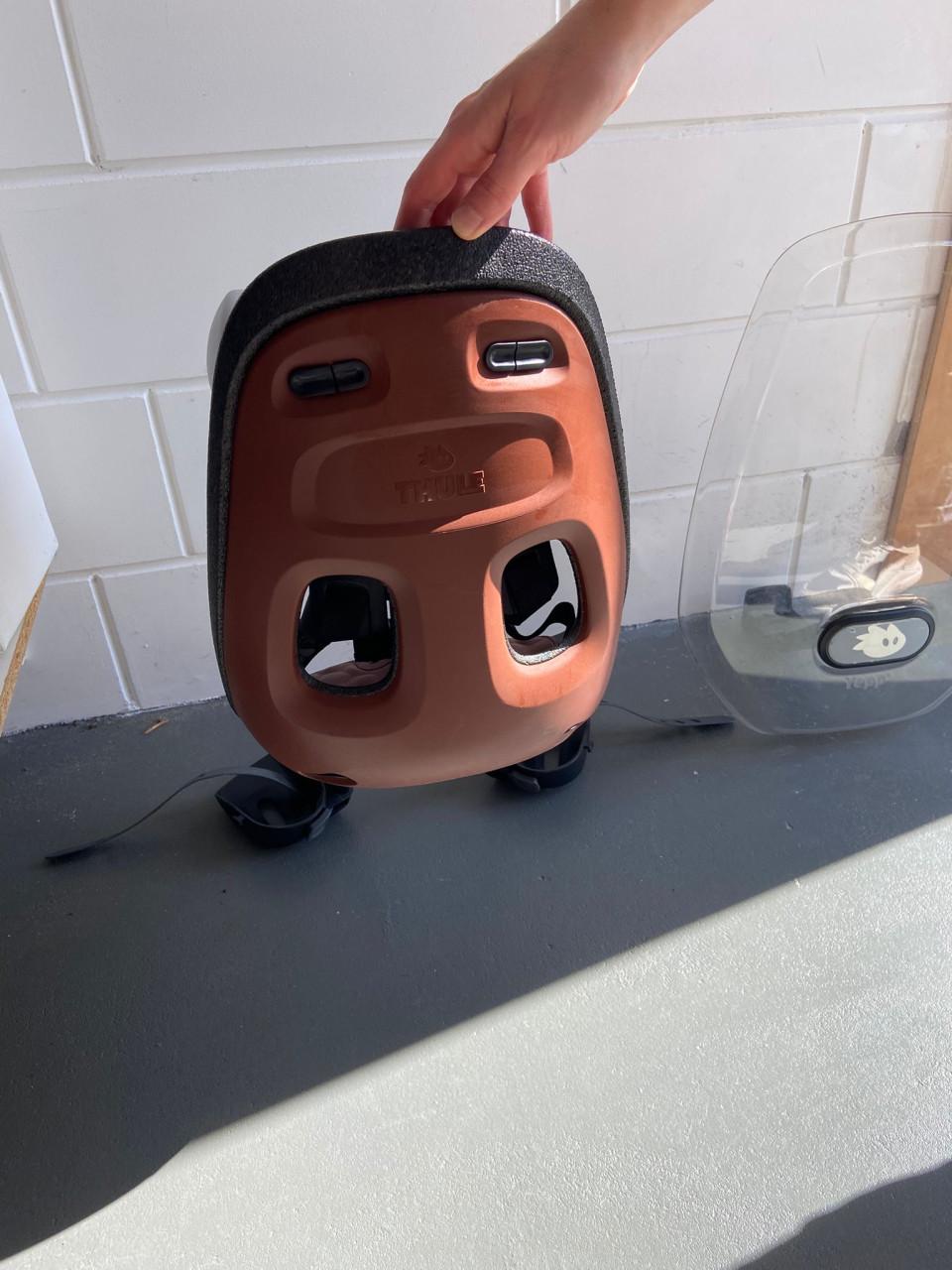 Fietsstoeltje Thule yepp nexxt mini en windscherm