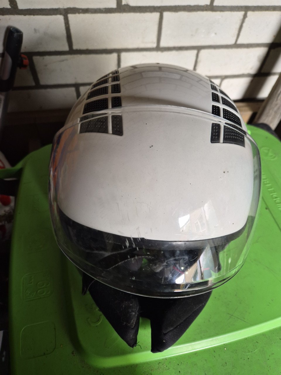 Scooterhelm wit