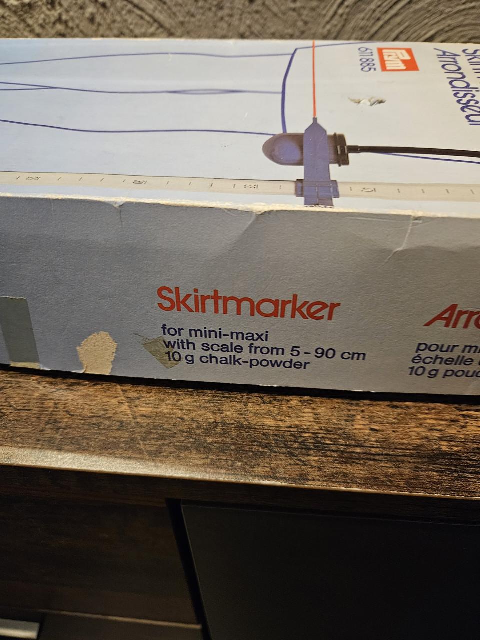 Vintage Duitse prym Rokkenmarker Rockafronder Skirtmarker