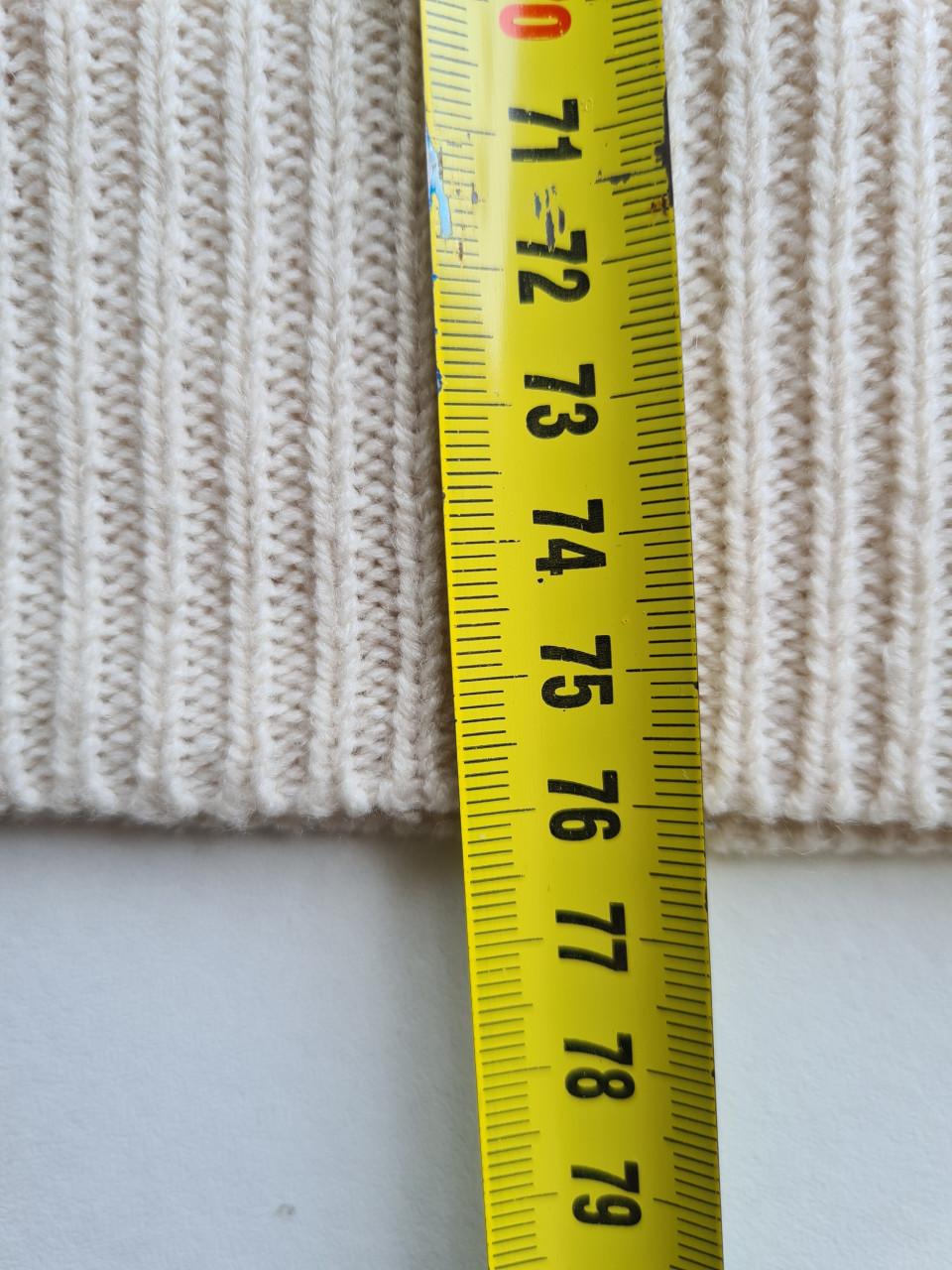 Ecru lange kol trui van H&M  Maat M