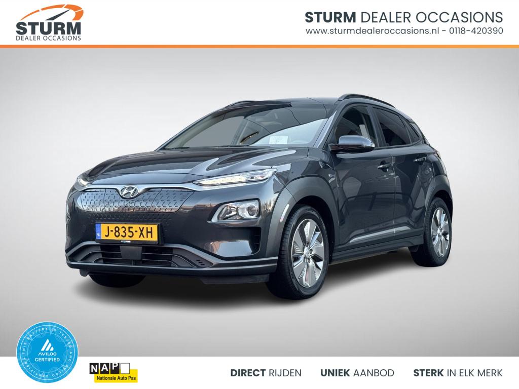 Hyundai Kona ev fashion 64 kwh soh 96%, 3-fase lader