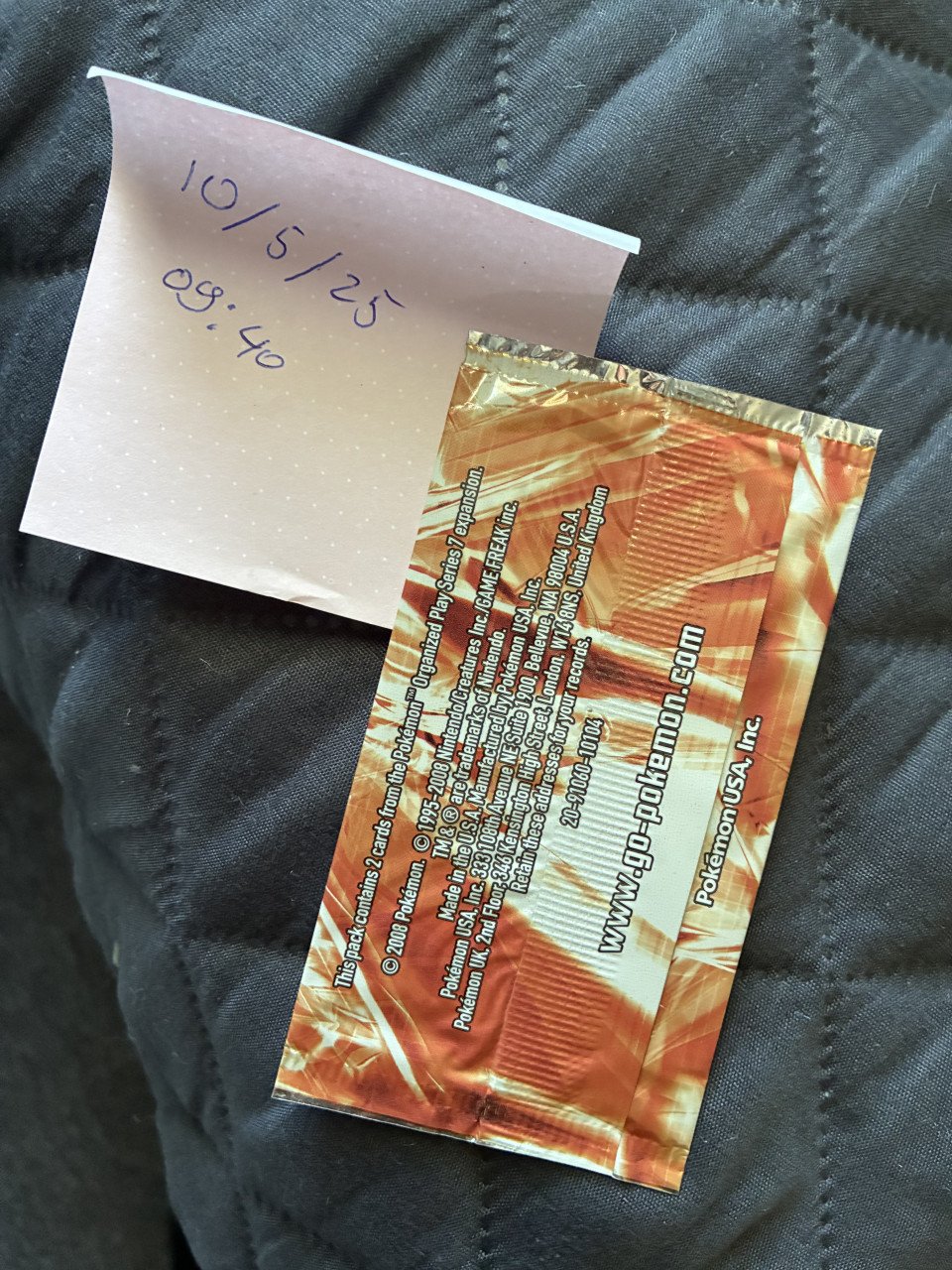 Sealed packs